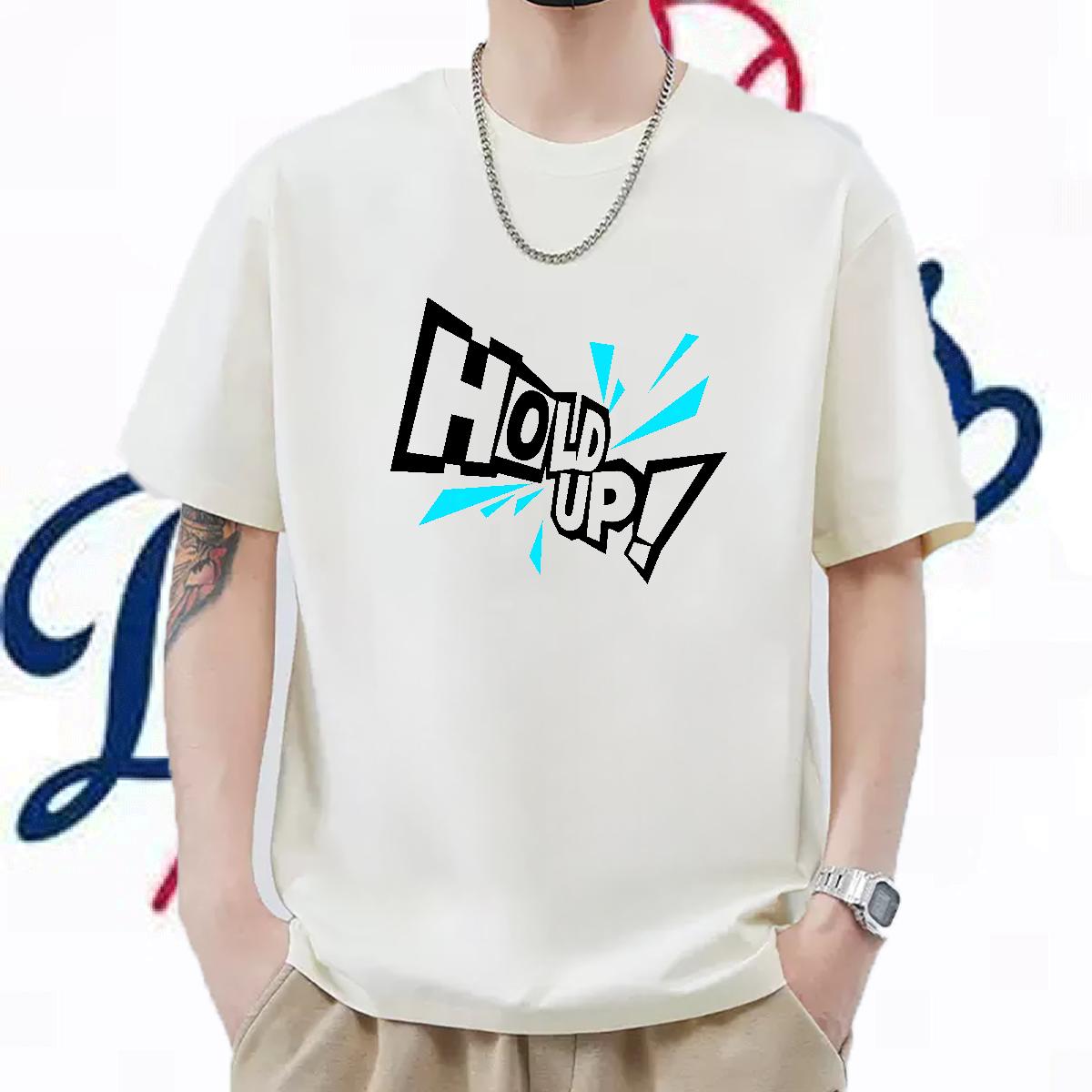 Classic Men Clothes T-Shirt Crew Neck Cotton Breathable Sport T Shirt For Man Custom Print Oversized New Arrival Tops