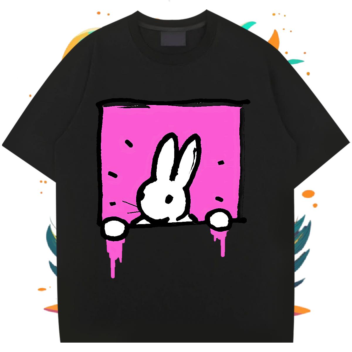 Loose Fit T Shirt For Man Outdoor Short sleeve Cotton Soft Men Clothes T-Shirt Classic Plus Size Cartoon Clothings