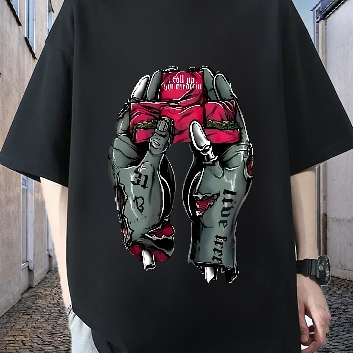 Soft Men Tees Crew Neck Cotton Breathable Street T shirt Asian Size Designer Tops Tees