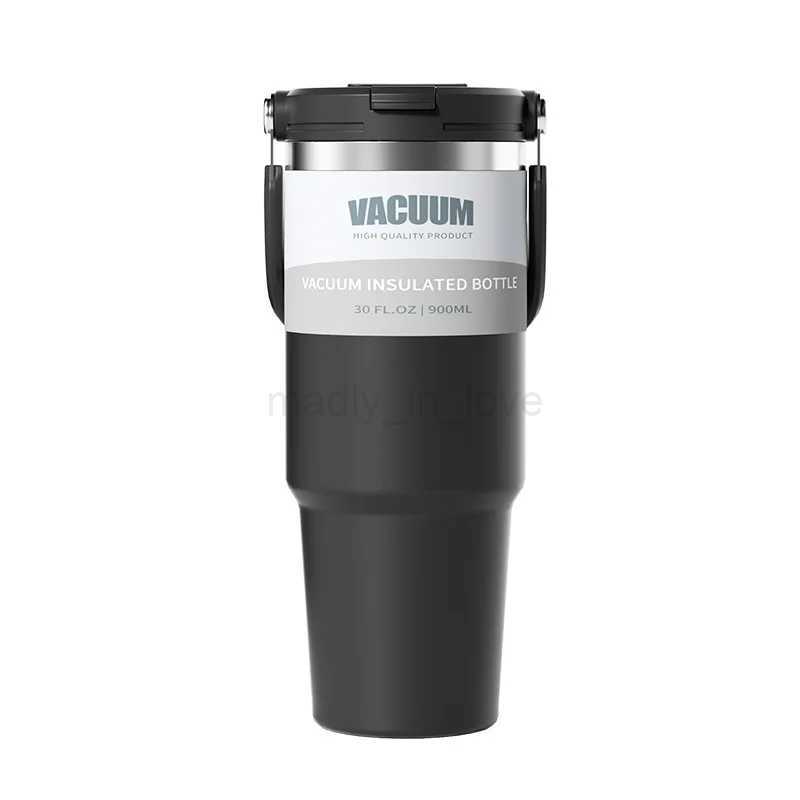 Stainless Steel Coffee Cup Insulated Hydro Cup Tumbler Thermo Water Bottle Car Travel Mug Vacuum Flask Cold and Hot Double-layerM240713