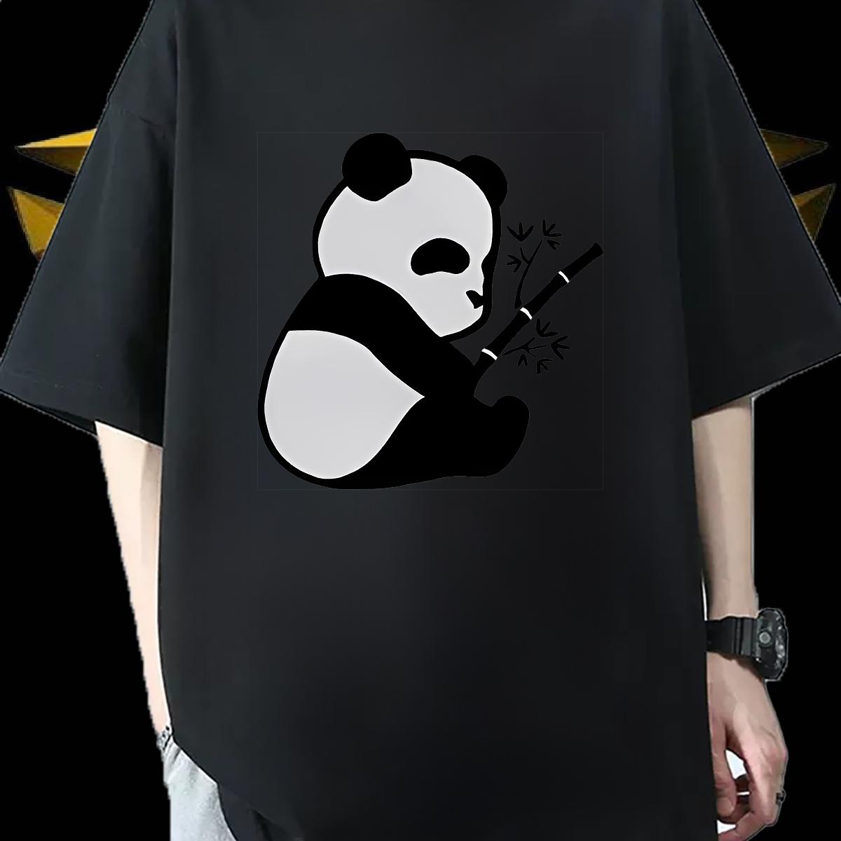 DIY T Shirts Men Custom Printing Men Tops Tees Beach Cotton Breathable Short Sleeve Loose Fit Clothes