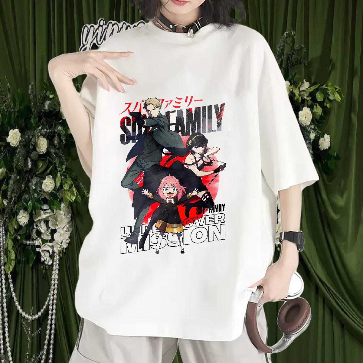 Fashion New Womens T Shirts O-Neck Short Sleeve Cotton Hip Hop Street Women Tshirts Custom Cartoon 5A Tees