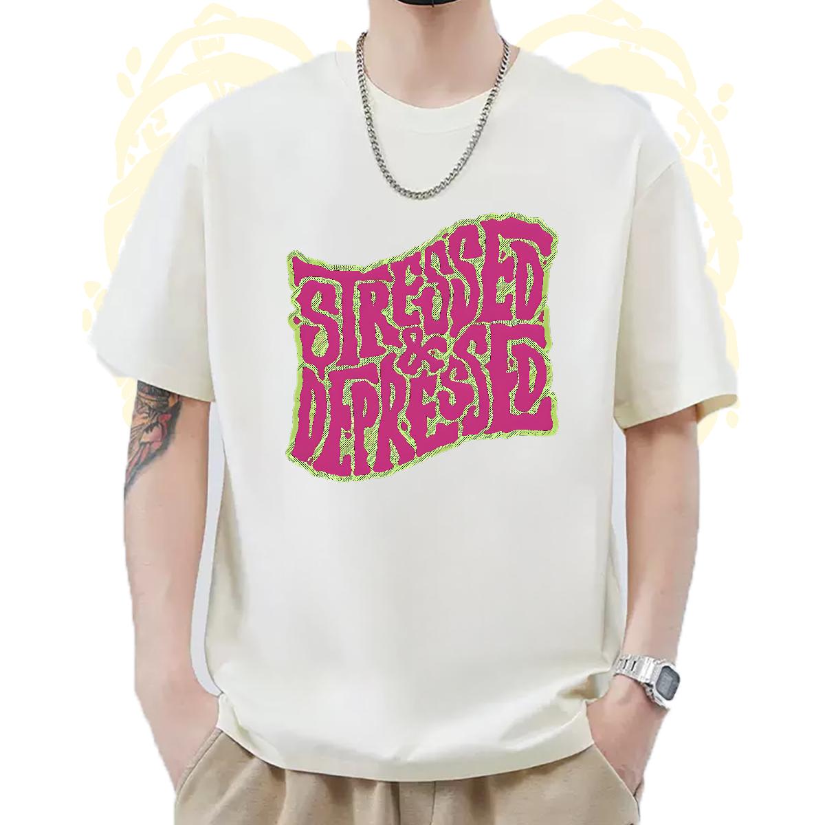 Cool Design T Shirt For Man Daily Outfit Breathable Crew Neck Cotton Men Tees Fashion Casual Customized Print Clothes