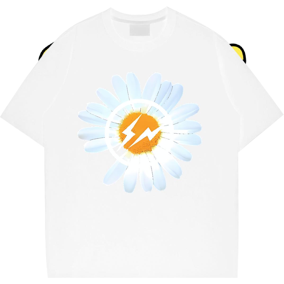 Loose fit Women T Shirts Crew Neck Cotton Clothes Hip Hop Stylist Tshirt for Man Woman Custom Cartoon