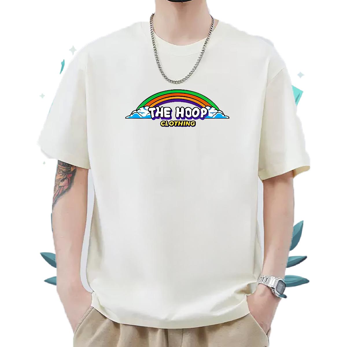 Unisex Couples T Shirts Breathable Short Sleeve Street Mens T Shirts Anime Print Brand Clothings