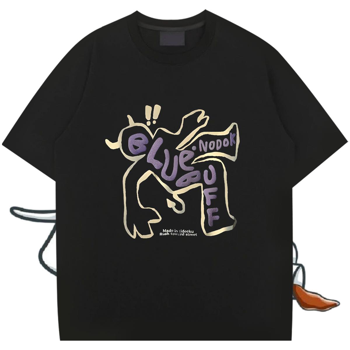 Popular Mens Tshirts Cotton Breathable Short Sleeve Daily Wear T-Shirts Anime Custom Tops Tees