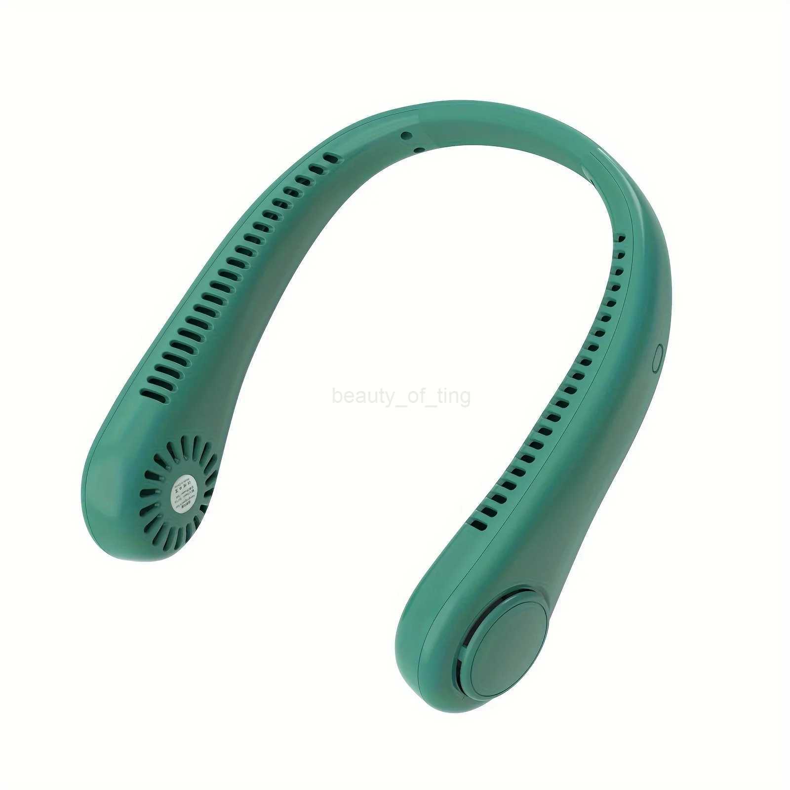Portable Neck Hanging Fan for Outdoor Sports Silent and Lazy Mini Fan Portable and Rechargeable Keeping Cool Anytime AnywhereCL240712