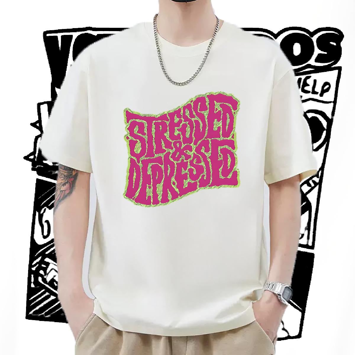 2024 Summer Man T Shirts Anime Casual Men Clothes T-Shirt Cotton Breathable Soft High Quality