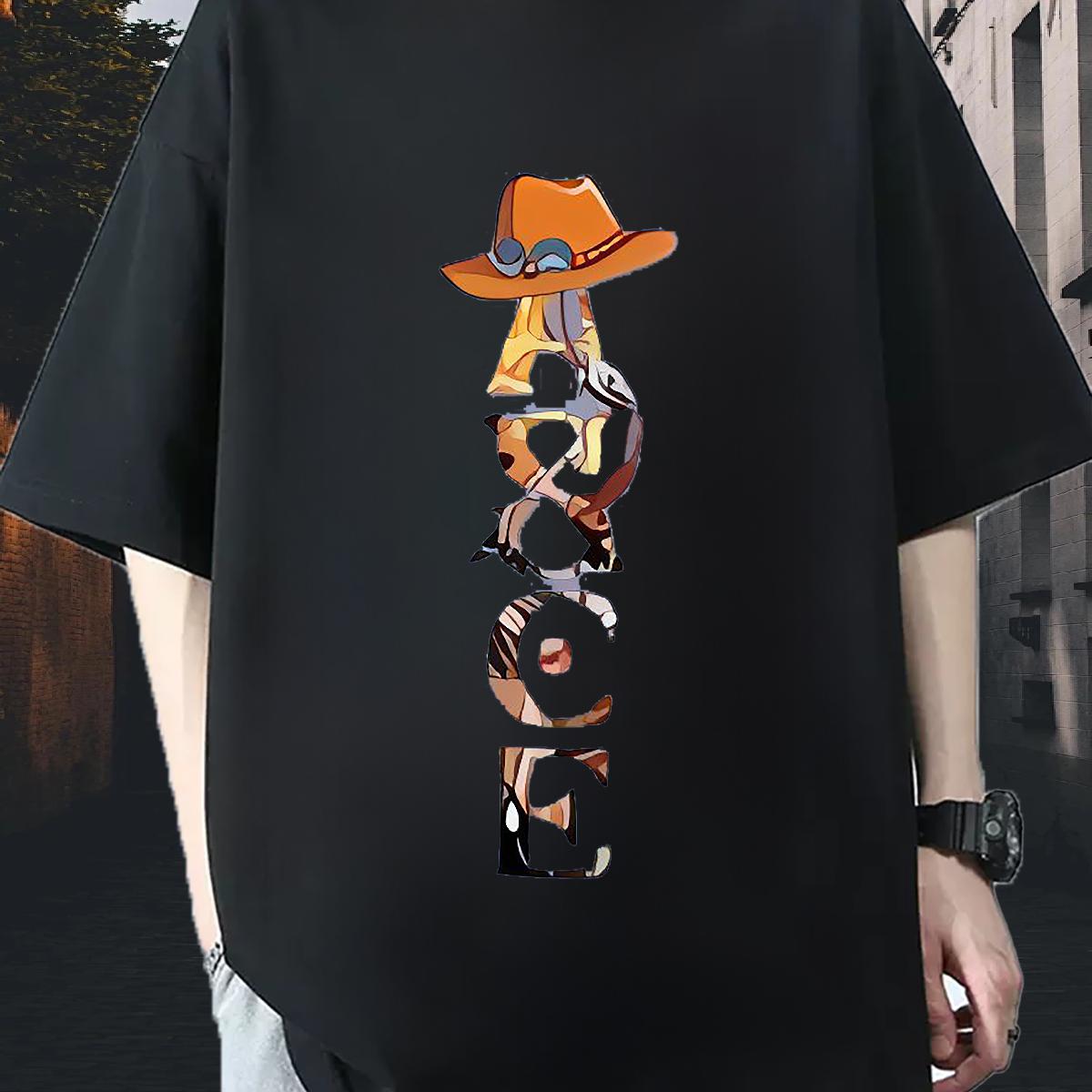 Loose Men Tshirts Round Neck Short Sleeve Summer Casual T-Shirts Floral Print Fashion New Tees