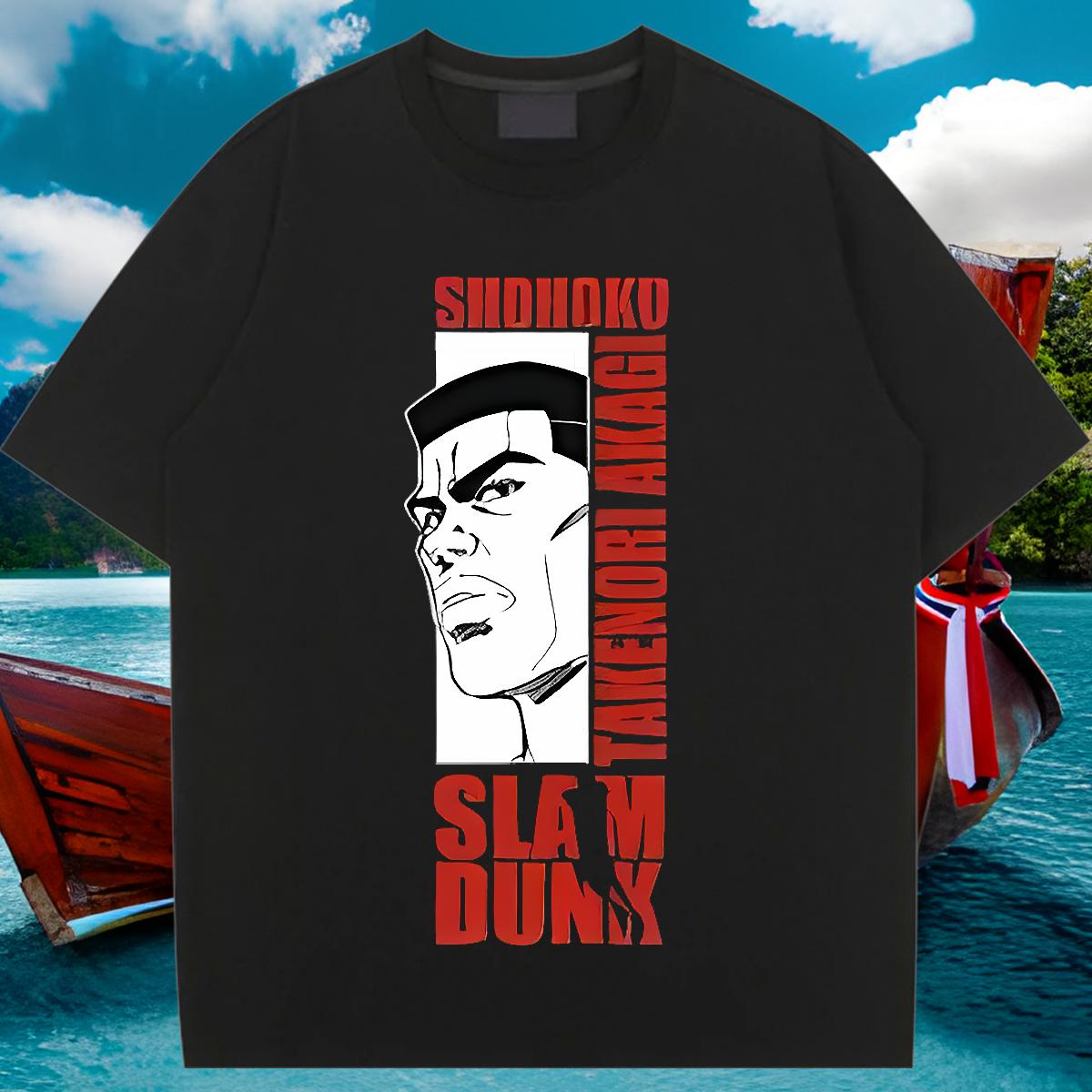 DIY T shirt Crew Neck Cotton Breathable Anime Print Tees Hip Hop Street Popular Tshirt for Man Woman