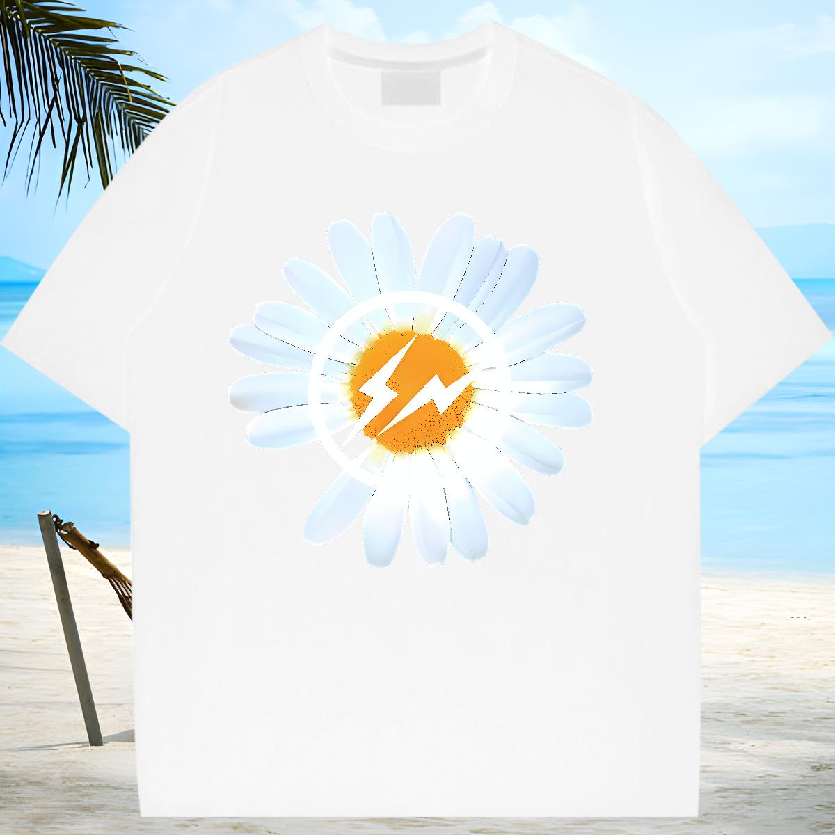 Loose fit Woman T Shirts Breathable Crew Neck Cotton Polos Street 2024 DIY Womens Tshirts Graphic