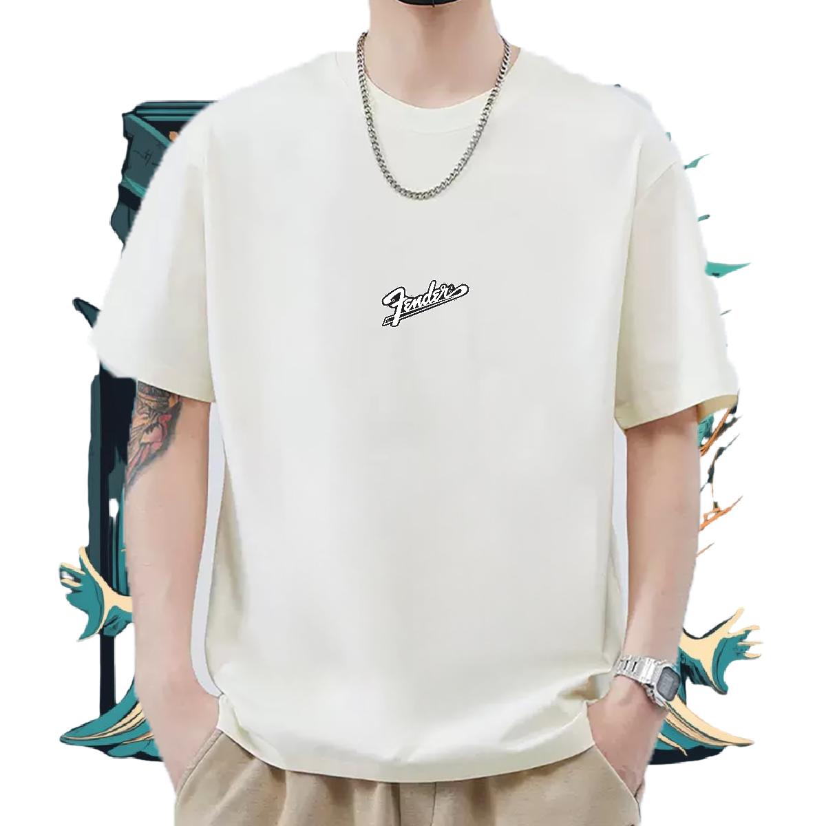 5A Men Clothes T-Shirt Cotton Breathable Street Casual T Shirt For Man Cartoon Printing S-3XL 2024 New Polos