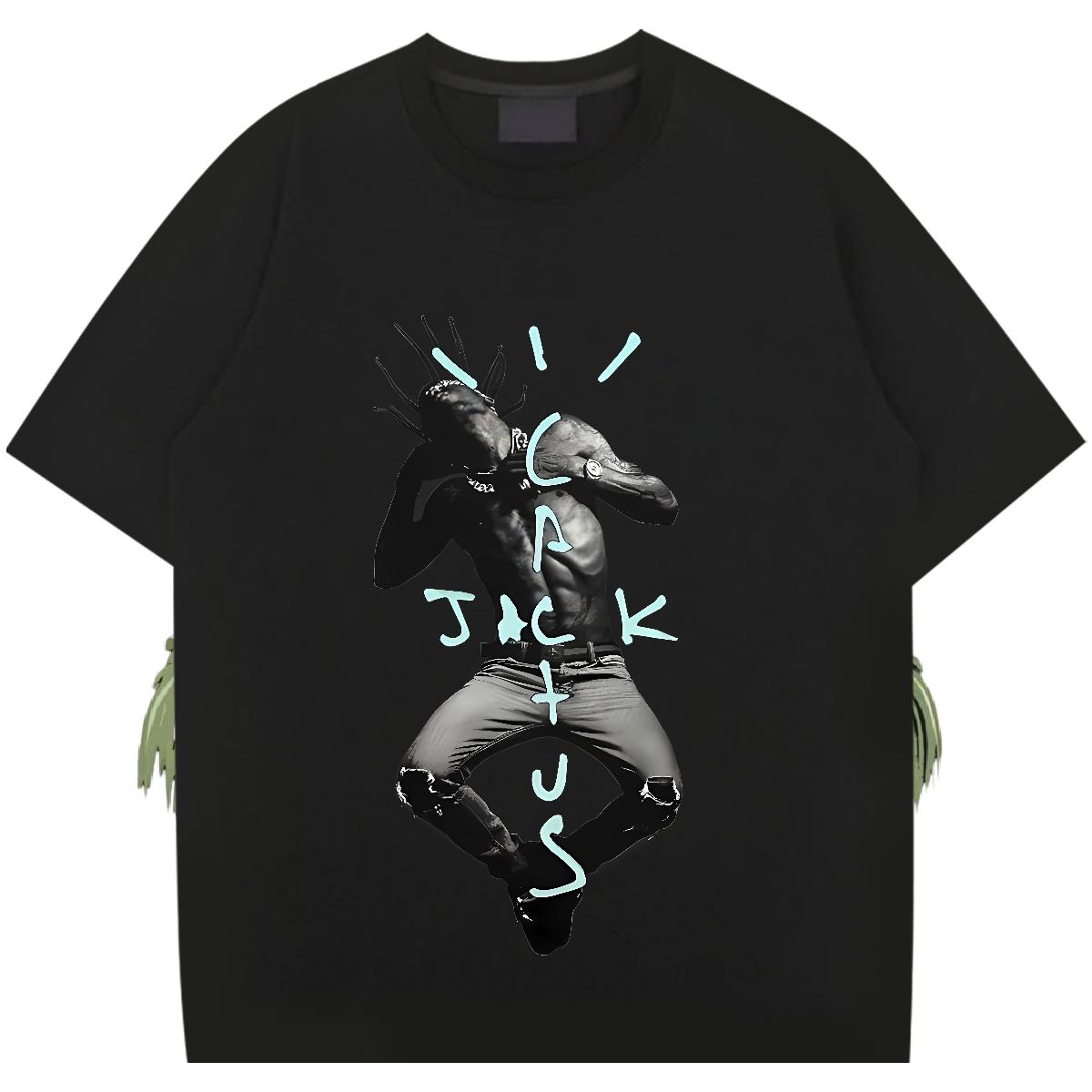 Unisex T-Shirts Street wear Hip Hop Round Neck Short Sleeve Men Tees Classic Skull Tops