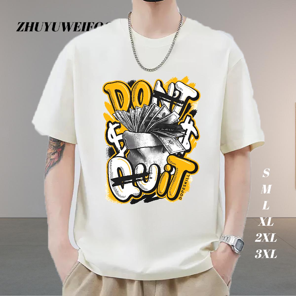 5A Mens Tshirts Short sleeve Cotton Soft Daily Outfit T-Shirts Custom Printed DIY Clothings