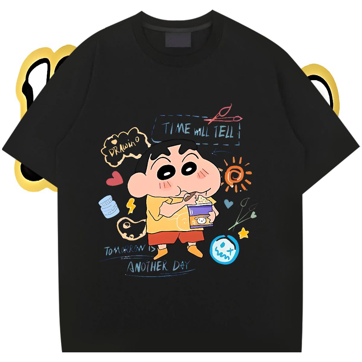 Fashion New T-Shirts Plus Size Cartoon Street Wear Mens Tshirts 180g Cotton Wholesale