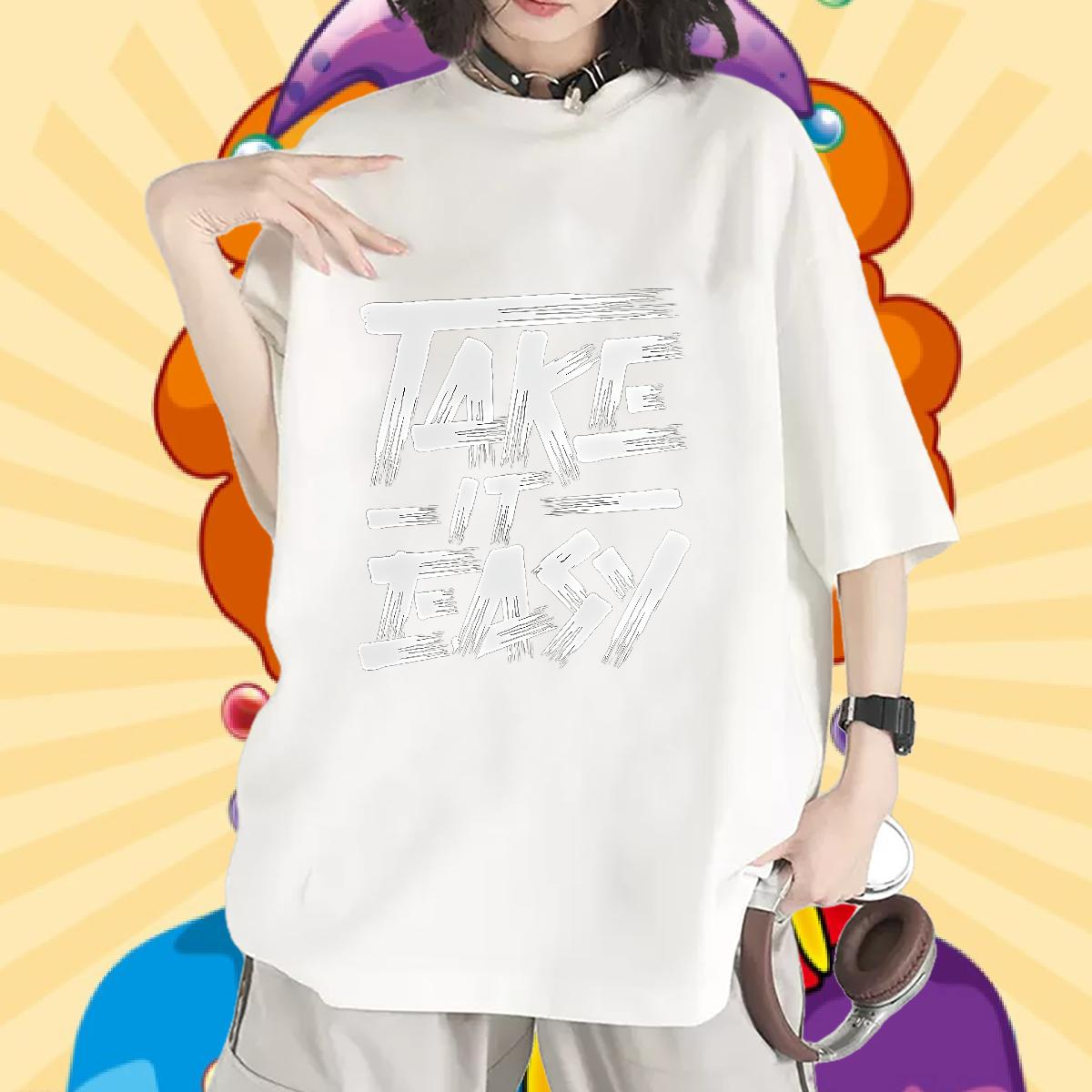 2024 Casual Womens T Shirts Cotton O Neck Short Sleeves Customized Clothes Sport High quality Unisex Tshirts