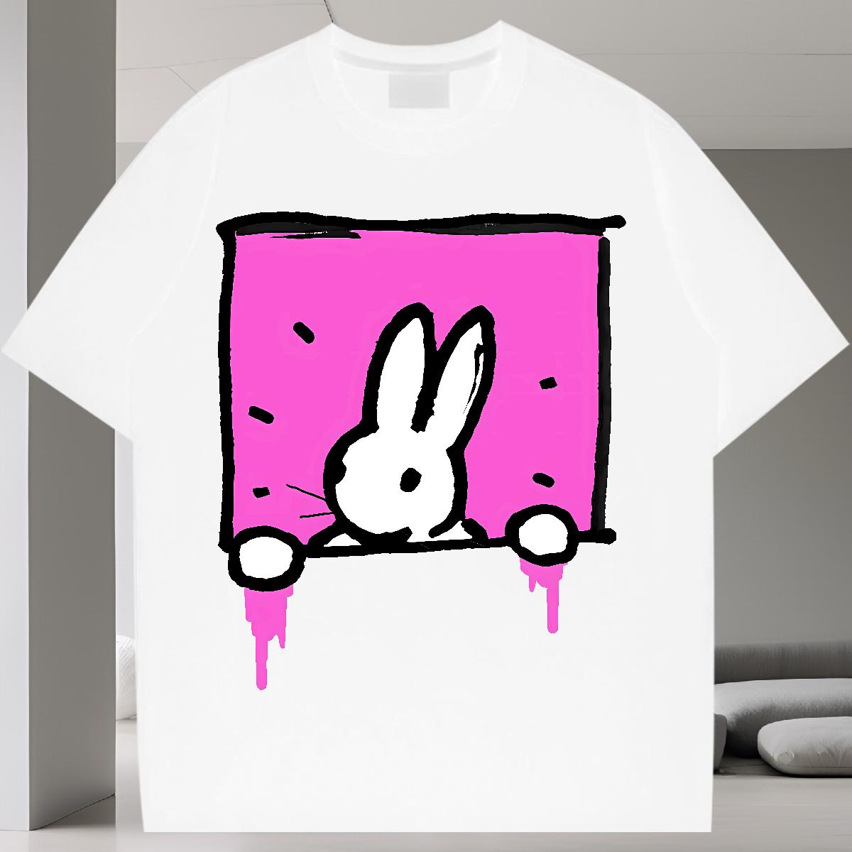 DIY T-Shirts for Men Anime Print Street wear Hip Hop Men Tshirts Short Sleeve Cotton O-Neck 5A