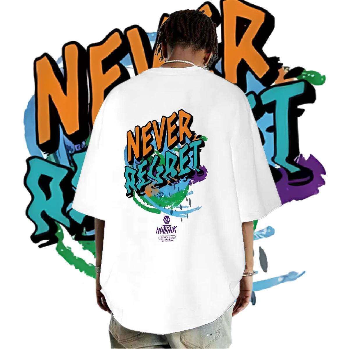 New T shirt DIY Printed Mens Tshirts Casual Daily Wear Cotton Breathable Short Sleeve Brand Clothes