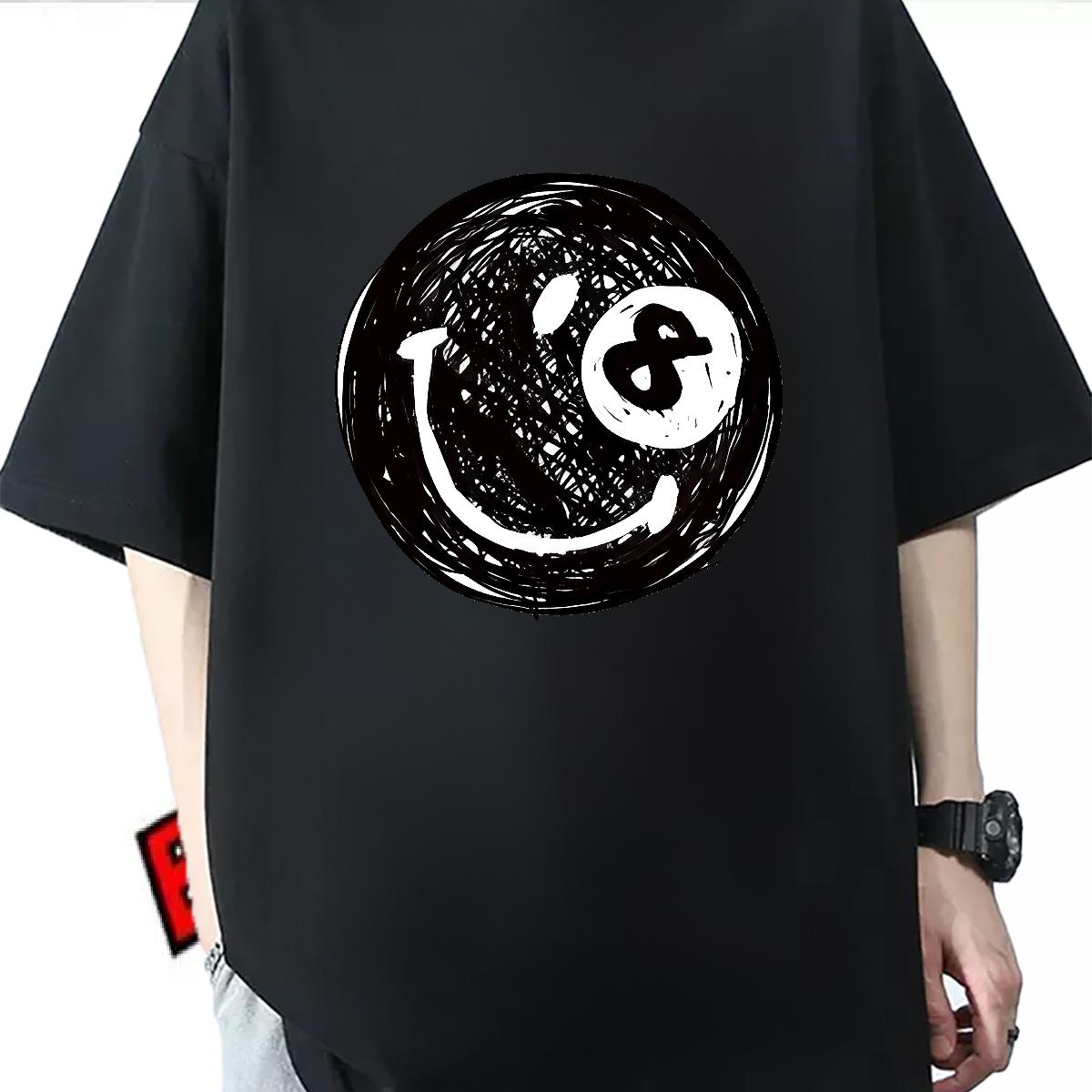 Fashion Design T Shirt For Man Cartoon Print Men Tops Tees Daily Wear Cotton Breathable Comfortable Clothings