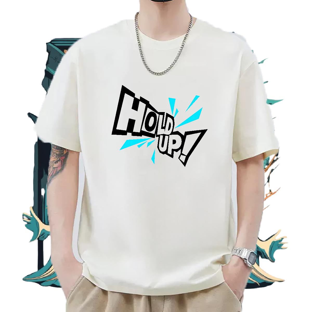 Classic Men Clothes T-Shirt Round Neck Short Sleeve Street wear Hip Hop Men T Shirts Anime New Arrival Tops Tees