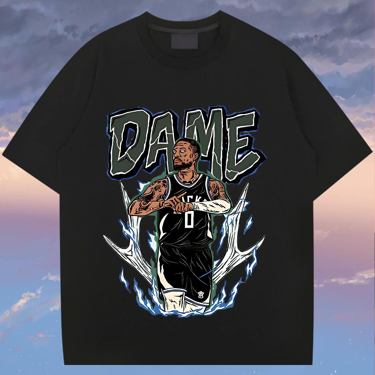 New T Shirt For Man DIY Printed Men Tees Street Casual Cotton O Neck Short Sleeves 5A Clothes