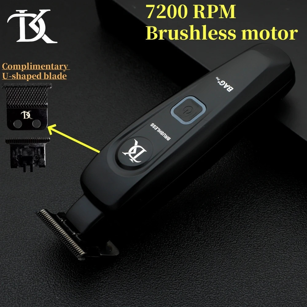 DK BAG Professional Men hair clippers Beard Trimmer 001MM Push for bald heads 7200rpm brushless motor 240709