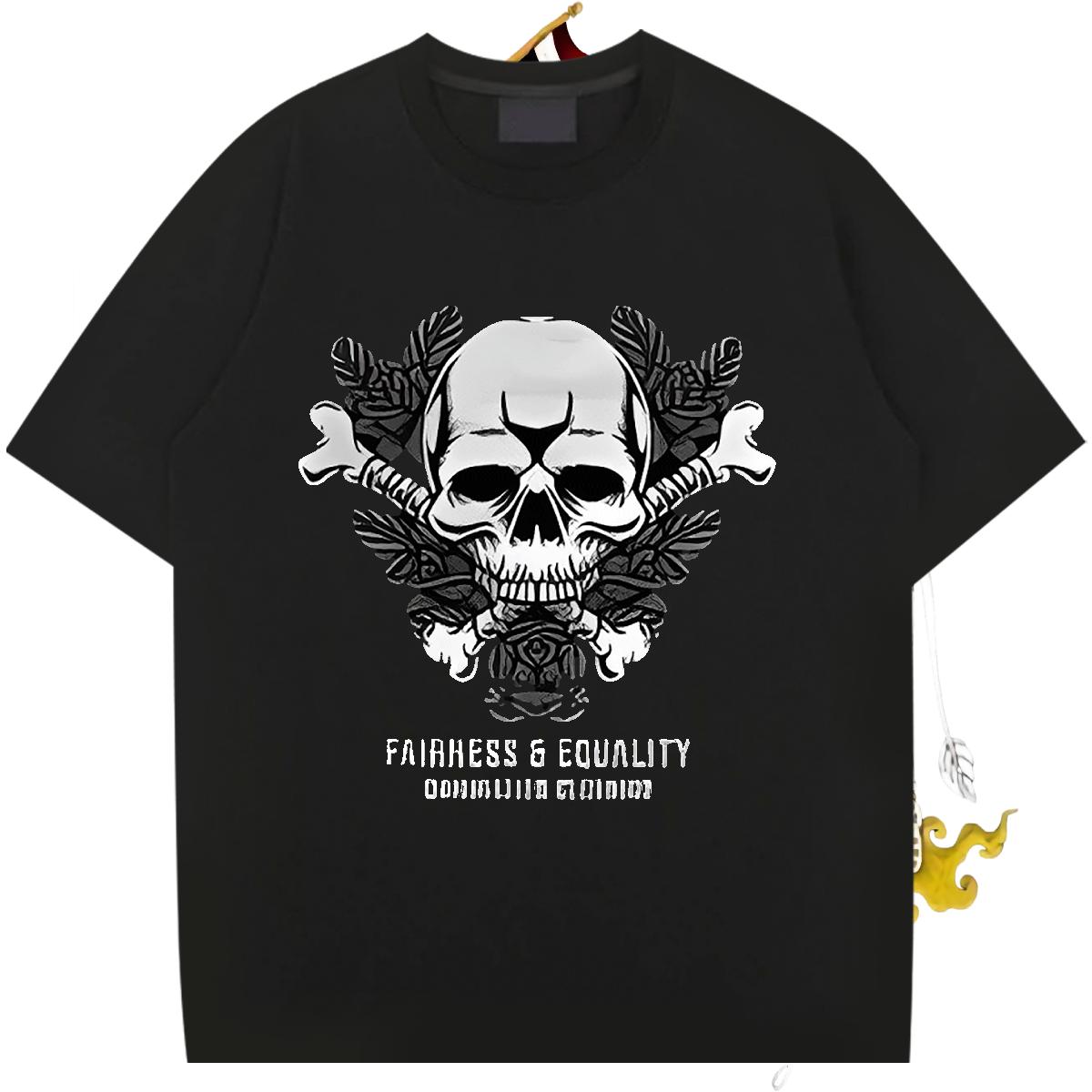 Fashion Design Man T Shirts Asian Size Men Tshirts Casual Breathable Crew Neck Loose Fit Top Tees