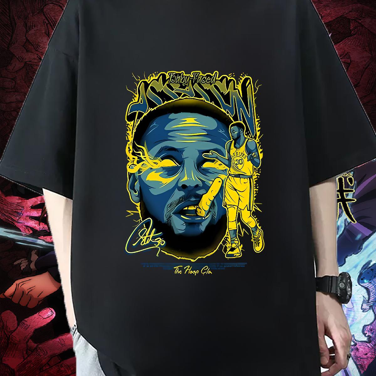 2024 DIY T Shirts Men Plus Size Cartoon Mens Tshirts Summer Casual Round Neck Short Sleeve Loose Clothings