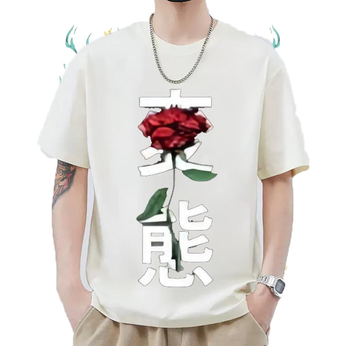 2024 Summer T-Shirts for Men Customized Street Casual Tshirts Breathable Short Sleeve Comfortable