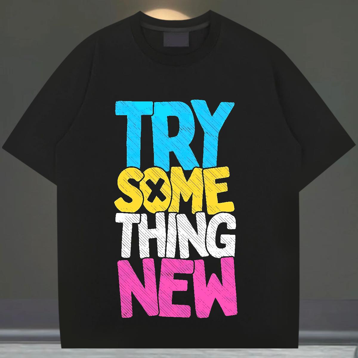 Loose Fit Men Tshirts O-Neck Short Sleeve Cotton Beach Mens T Shirts Custom Print Plus Size Fashion Tops Shirt