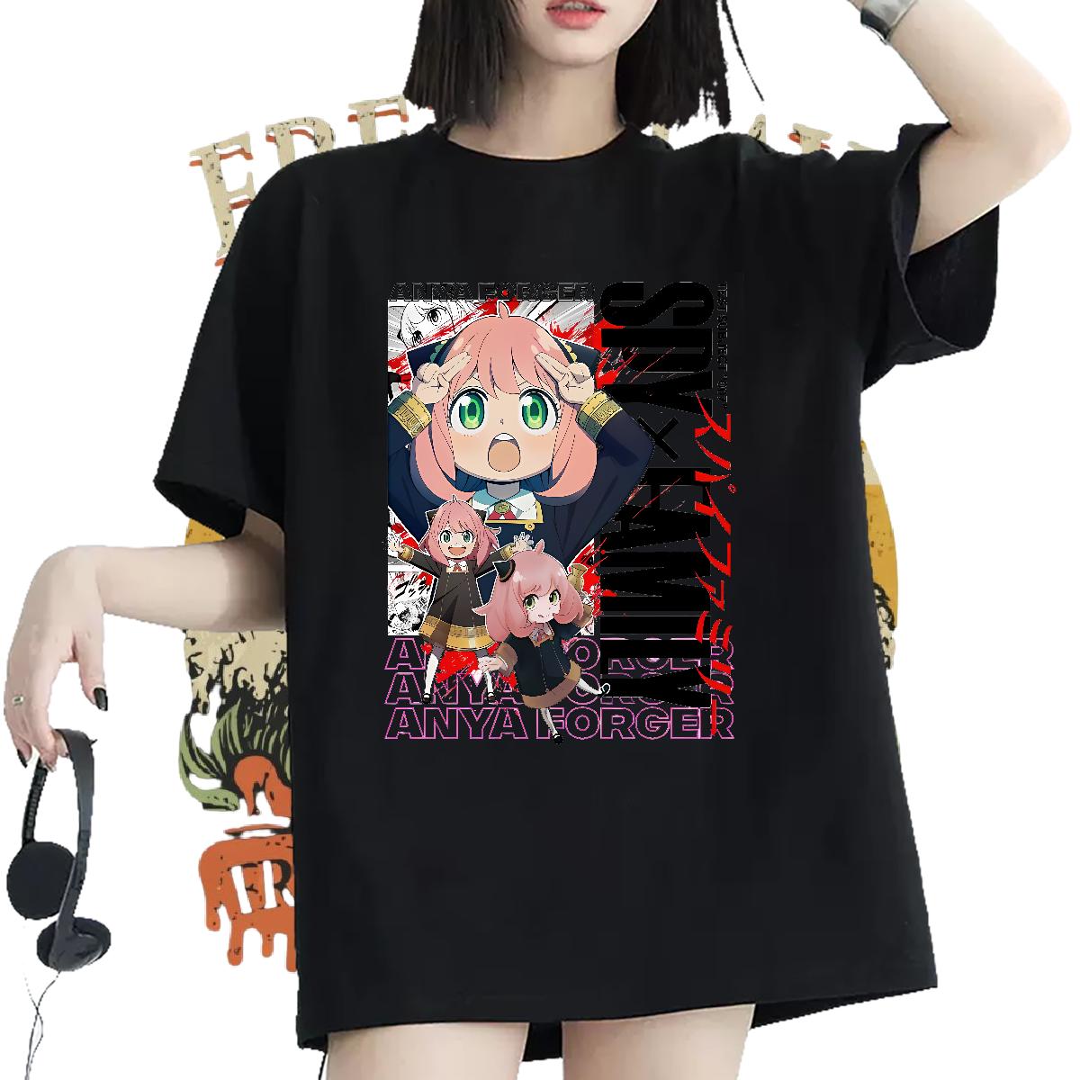 Fashion New Womens T Shirts Cotton Breathable Short Sleeve Sports Casual Women Tshirts DIY Anime Loose fit Top Tees