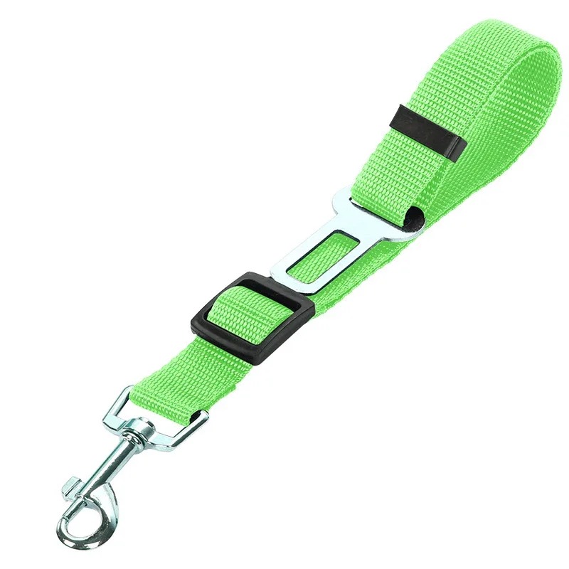 Adjustable Dog Cat Car Safety Seat Belt Nylon Lead Harness for Pet Puppy Kitten Vehicle Security Leash 45-72cm