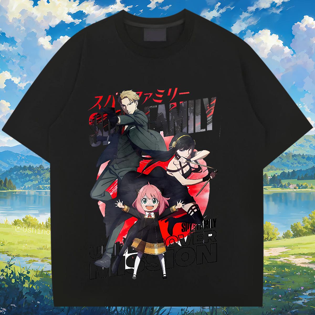 Brand Men Tops Tees Cotton Breathable Short Sleeve High Street Hip Hop Men T Shirts Anime DIY Customized Tops Shirt