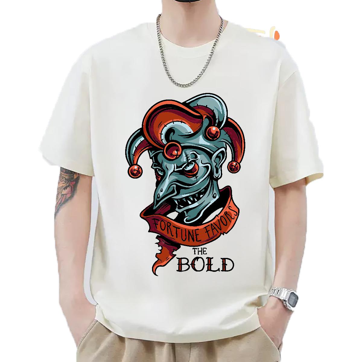 Factory Direct T-Shirts Floral Print Men Tshirts Casual Daily Wear Breathable Short Sleeve Comfortable Clothings