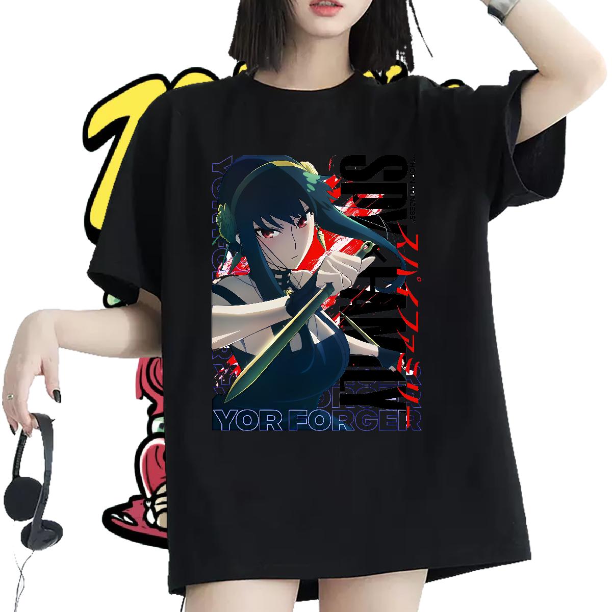 Factory Direct T Shirt For Woman Breathable Short Sleeve Summer Casual Women Tshirts DIY Anime Printed High quality Clothes