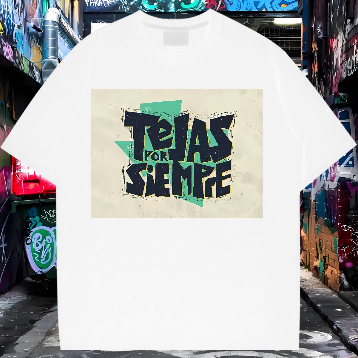 2024 DIY Mens T Shirts DIY Printed Couples T Shirts Hip Hop Street 180g Cotton Comfortable Top Tees