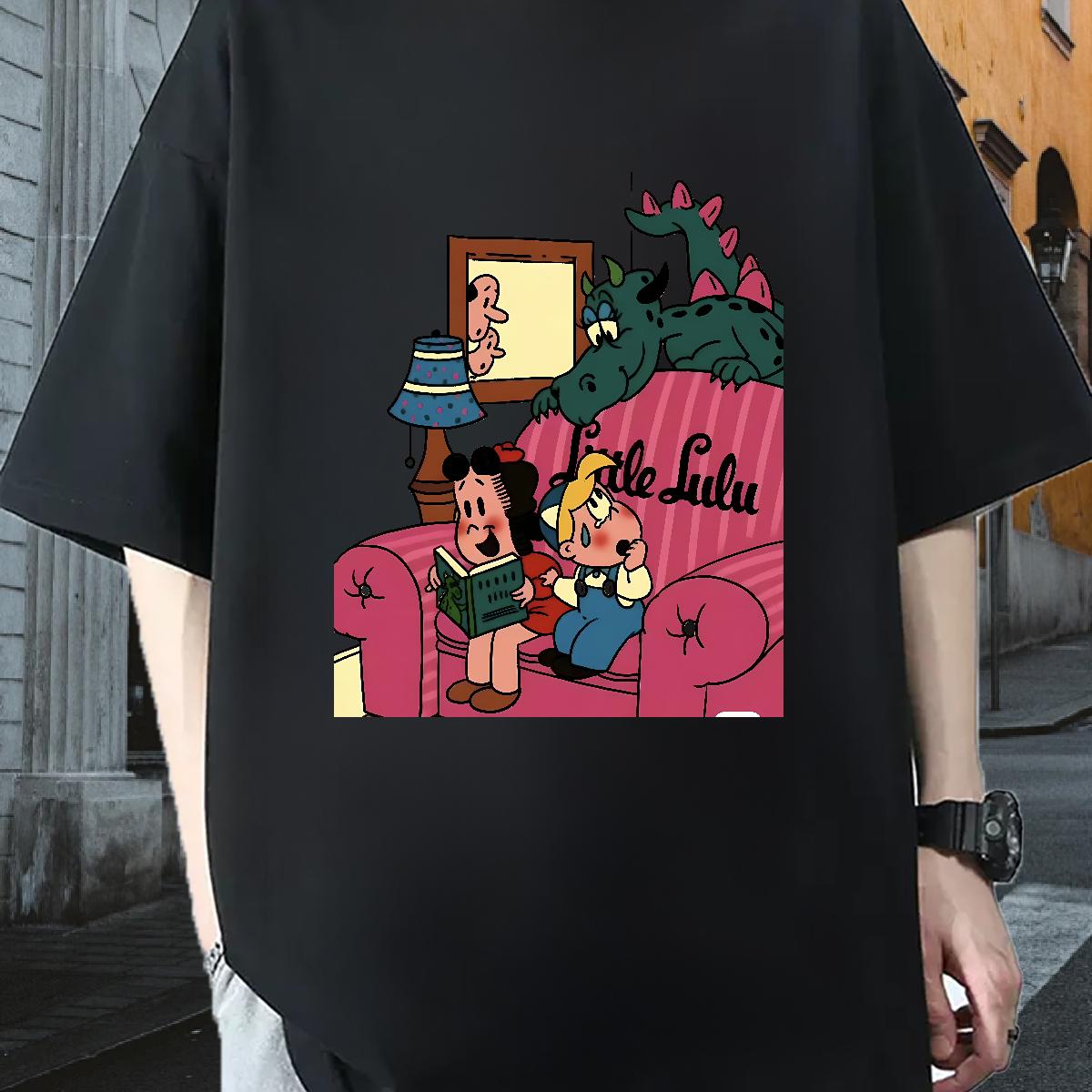 Fashion T-Shirts DIY Printed Beach Men Clothes T-Shirt Cotton Breathable Short Sleeve Cool Design