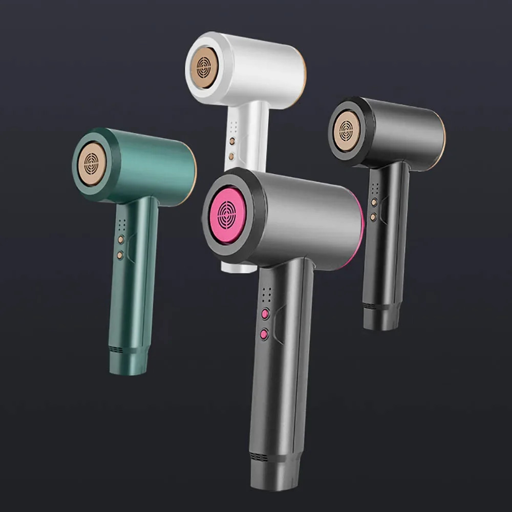 Super Cordless Hair Dryer Portable Hairdryer Wireless Blowers and Cold Poerful Wind Travel Blow Dryer Drawing Board Outdoor 240708