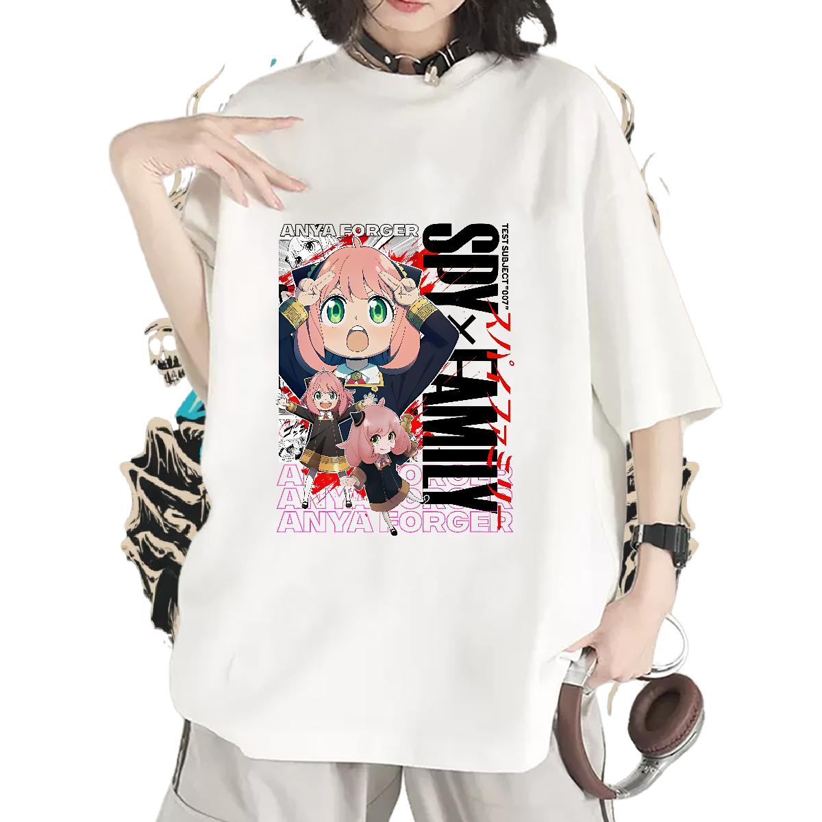 Cotton Breathable Soft T-Shirts for Women DIY Hip Hop Women Tees Anime Oversized Comfortable Tops Shirt