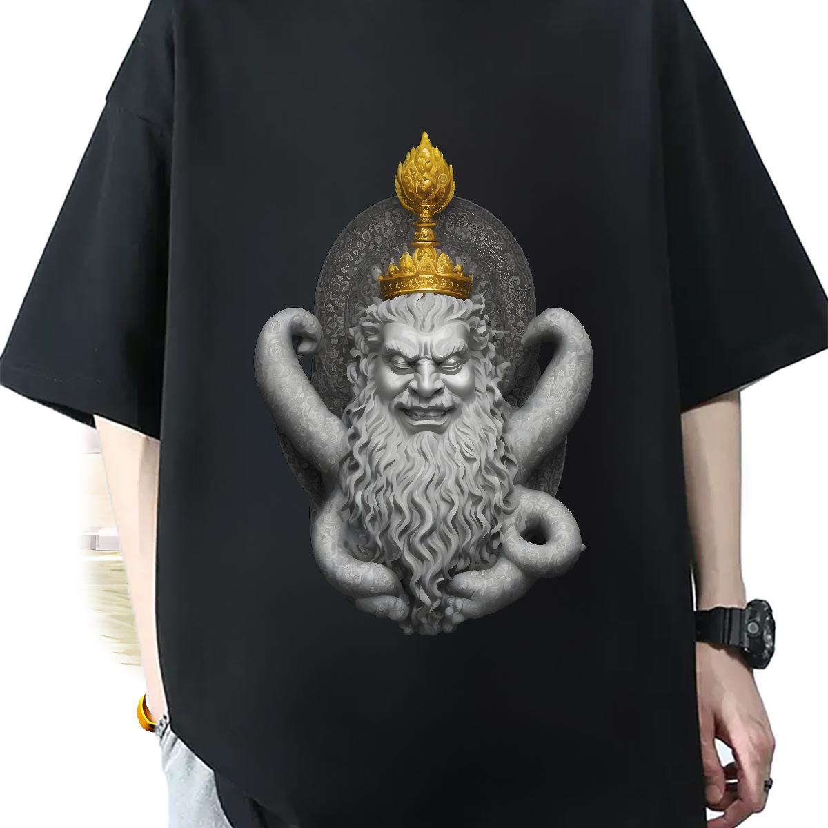 2024 New T-Shirts Anime Home Outdoor Men Clothes T-Shirt Breathable Short Sleeve High Quality