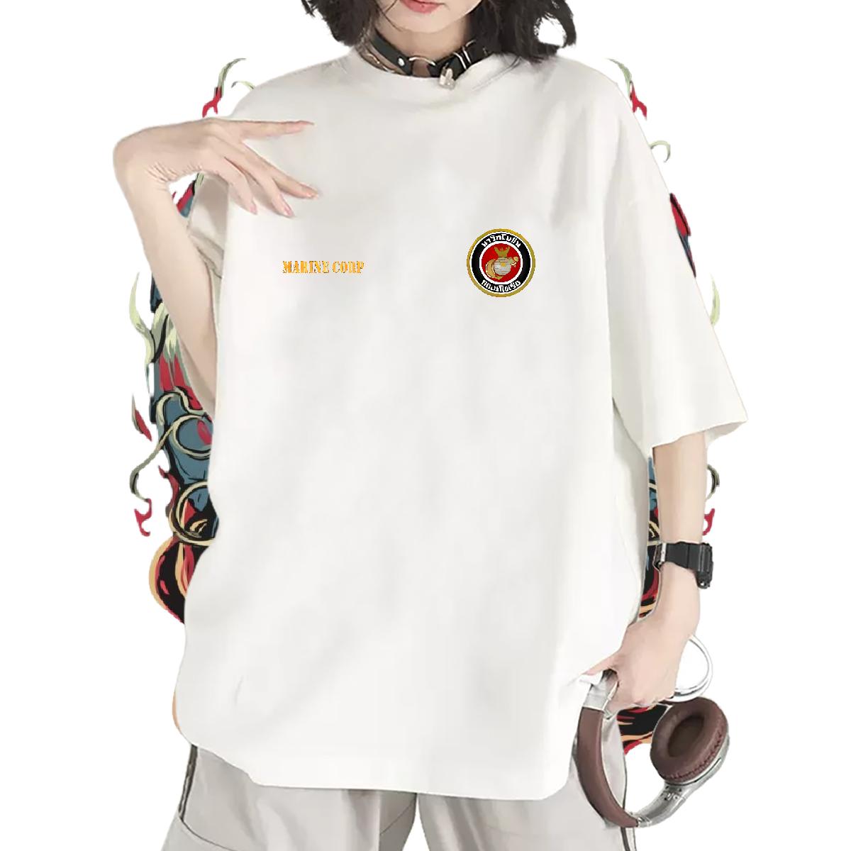 Popular T-Shirts Short Sleeve Cotton O-Neck Clothings Casual Daily Wear Factory Direct Tshirt for Man Woman Cartoon Anime