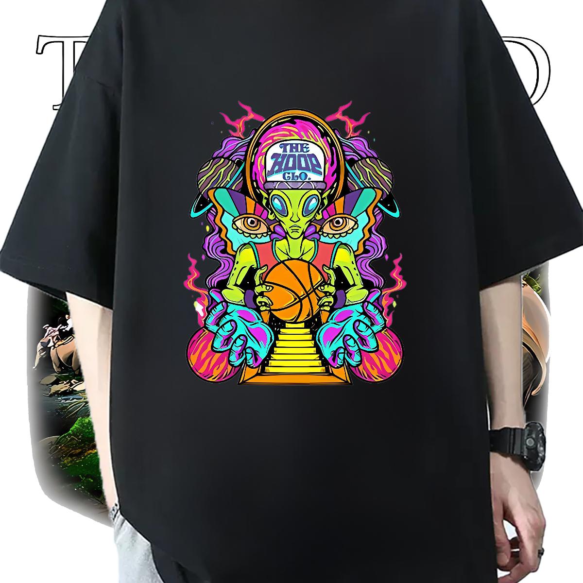 Factory Direct Men T Shirts Black Oversized Sports Casual Men Tees Round Neck Short Sleeve Designer