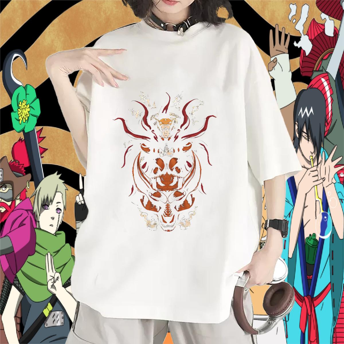 Loose fit T Shirts Women Crew Neck Cotton Breathable Tops Tees Outdoor Fashion Lady T shirt Anime Oversized