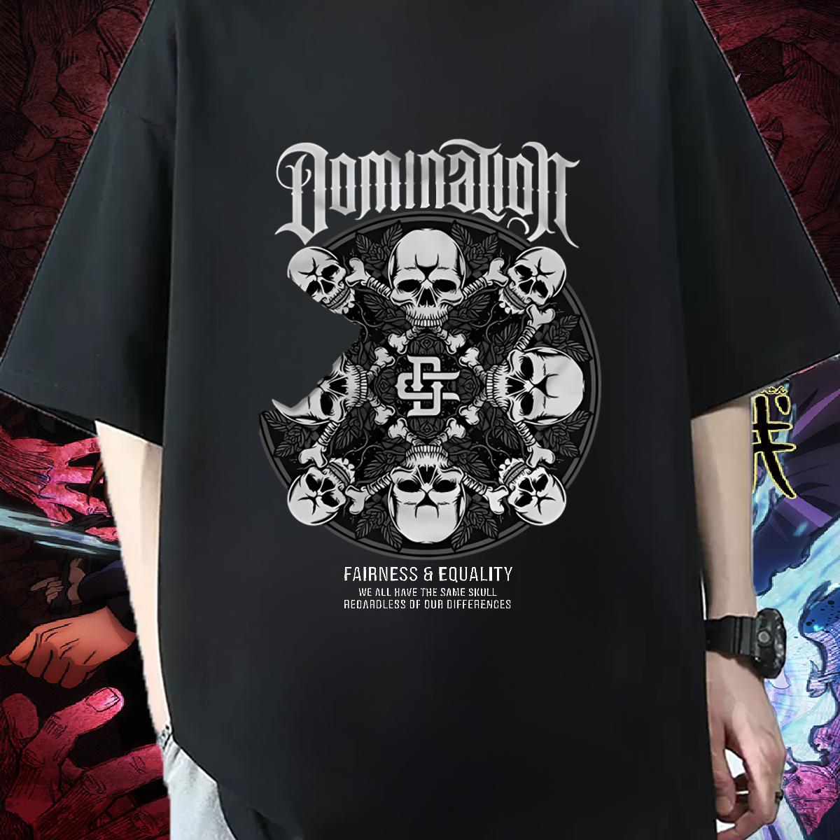 Classic Casual T-Shirts for Men Custom Anime Men Clothes T-Shirt Sport Crew Neck Cotton Soft Tee Shirt