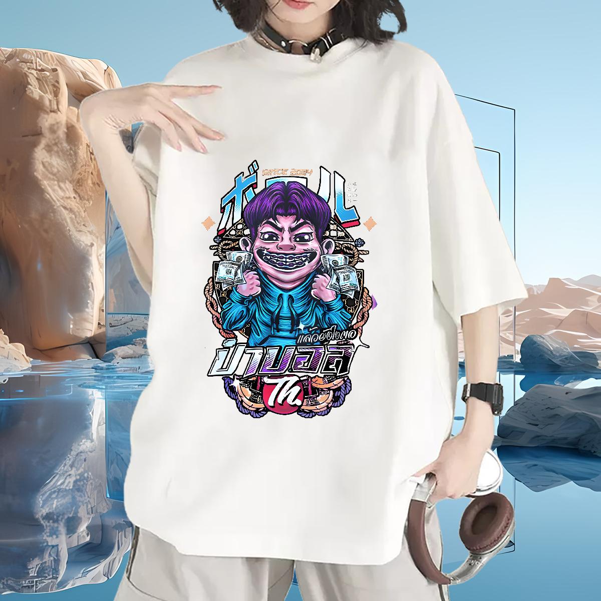 Unisex T Shirt For Woman Breathable Short Sleeve Tops Tees Summer Casual Fashion New Womens Tshirts Black Oversized