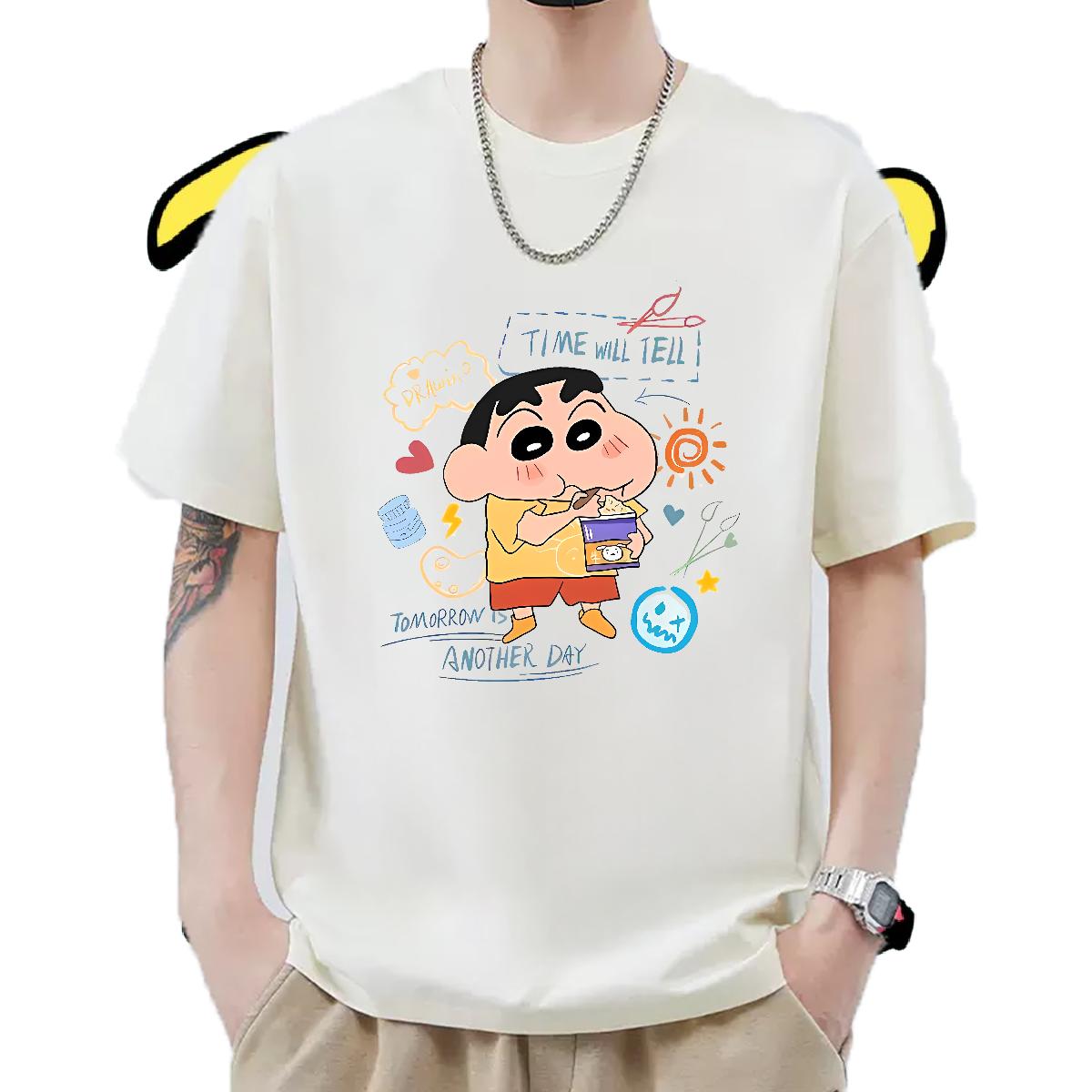 Classic Tshirts 180g Cotton Anime Printing Street T-Shirts Asian Size Fashion Tees Shirts