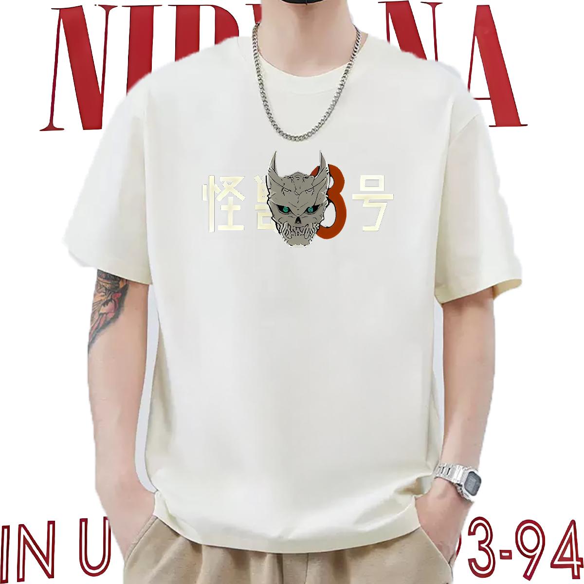 2024 Summer T shirt Oversized Men Tees Anime Printing Street Cotton Breathable Soft Unisex Tshirts