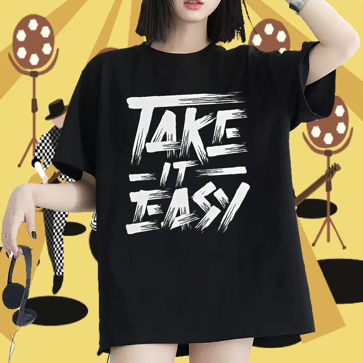 Custom T Shirts Women Breathable Crew Neck Plus Size Cartoon Tops Tees Casual Daily Wear Designer Nice Women Tees