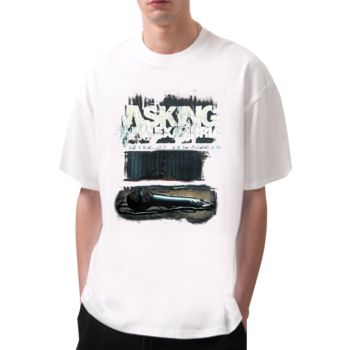 Fashion Casual Mens T Shirts Customized Print Tshirt for Man Woman Street wear Hip Hop Breathable Short Sleeve Loose Tops Shirt