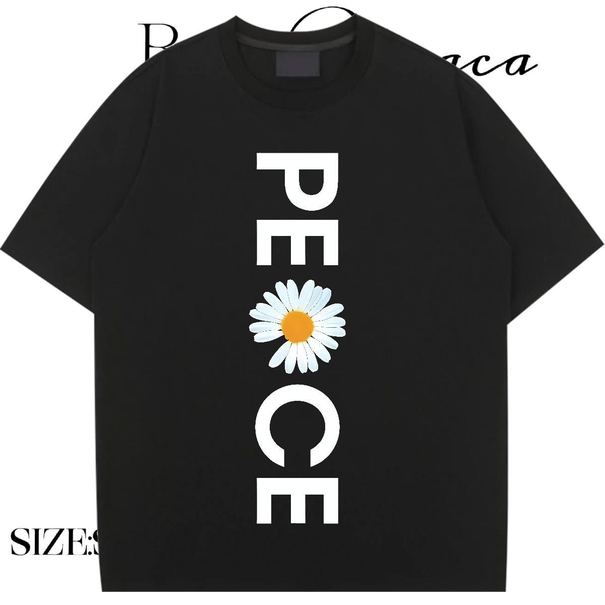 Soft T shirt Crew Neck Cotton Breathable Clothings High Street Hip Hop Factory Direct Women Tees Floral Print